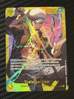 Trafalgar Law SEC OP10-119 One Piece TCG English Royal Blood NM Condition - Image 1