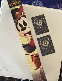 Disney Lorcana Park Exclusive Iconic Mickey & Minnie Playmat Sealed Epcot Promo - Image 2