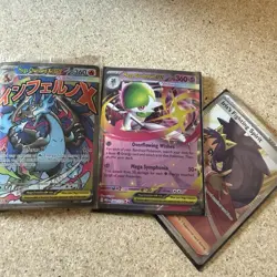 Pokemon Cards Lot Of 5 Phantasmal Flame Pull Charizard Ex Promo Card Meowth Alt - Image 3