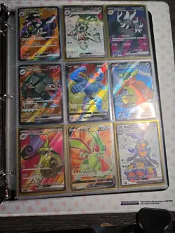 Pokemon Card Lot Binder V/VMAX IR Hits Ex 180 Cards NM Full Art Graded - Image 3
