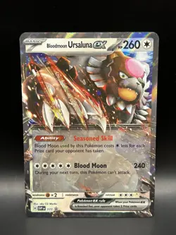 Bloodmoon Ursaluna ex 177 - Pokemon Scarlet & Violet Black Star Promo Card - NM - Image 1