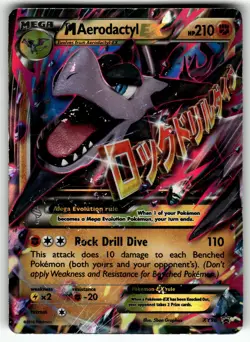 M Aerodactyl EX XY98 XY Promos DMG Pokemon Card TCG - Image 1