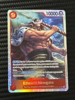 One Piece Card Game Edward.Newgate OP02-004 Super Rare English Edition English - Image 1