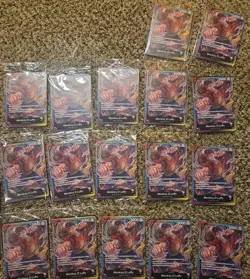 (Set of 17) Monkey.D.Luffy 2nd Anniversary Stamped Promo P-043 Sealed 3 Cards - Image 1