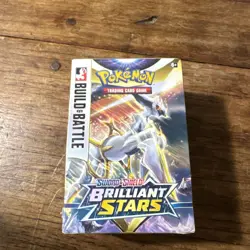 Nintendo Pokemon Sword and Shield Brilliant Stars Trading Card Game - 5 Pack 820650850103 - Image 1