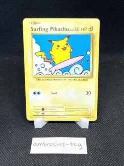 Surfing Pikachu 111/108 Evolutions Secret - Rare Pokemon Card Great Condition - Image 1