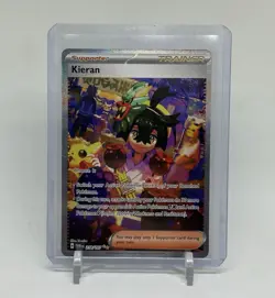 Kieran 218/167 Sv06: Twilight Masquerade Holo SIR Pokemon Card - Image 1