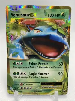 Pokemon TCG Venusaur EX Holo Ultra Rare Card 1/108 XY Evolutions - Image 1