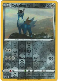 Cobalion 114/198 Chilling Reign Reverse Holo Rare Pokemon Card Pokemon TCG - Image 1