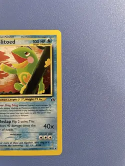 Politoed 8/75 Unlimited Holo Rare Neo Discovery Pokemon Card - Lightly Played - Image 5