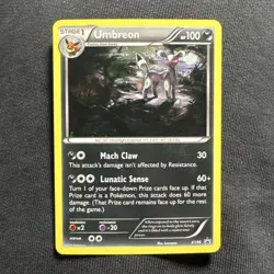 Umbreon XY XY96 Holo Promo Card Light Play - MP Condition - Image 1