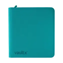 Vault X Exo-Tec 12-Pocket XL Zip Binder (26 Pages - 624 Cards) Ocean Blue / Teal - Image 1