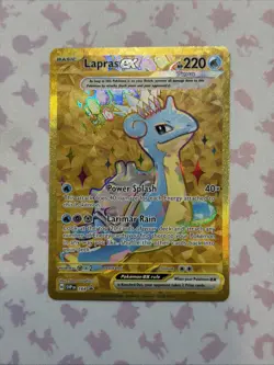 Sealed Lapras ex SVP 164 Gold Hyper Rare Terapagos UPC Promo Card Exclusive - Image 1