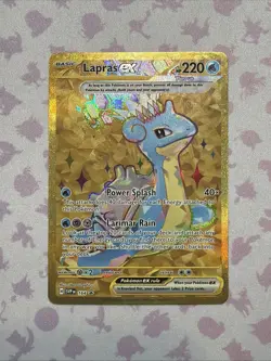 Sealed Lapras ex SVP 164 Gold Hyper Rare Terapagos UPC Promo Card Exclusive - Image 3
