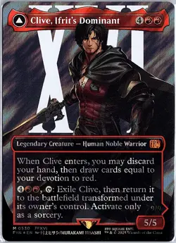 Clive, Ifrit's Dominant (Borderless) (Surge Foil) (0530) M FINAL FANTASY 530 NM - Image 1