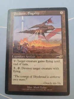 1Predator, Flagship (135) Nemesis HP MTG Magic the Gathering English - Image 1
