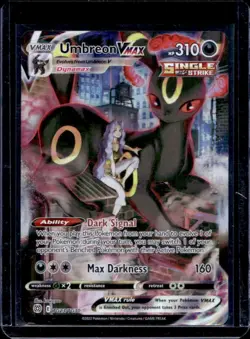 2022 Pokemon SWSH Brilliant Stars Umbreon VMAX Trainer Gallery #TG23/TG30 - Image 1