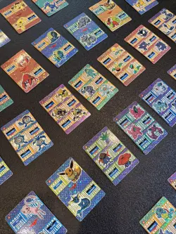 Pokemon Japanese Vintage Pocket Monsters Vending HOLO Shiny Prism 36 Card Set E - Image 1