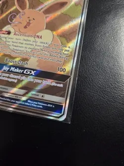 Pokemon Eevee GX TCG Full Art Promo Black Star Ultra Rare Holo Card SM233 - Image 4