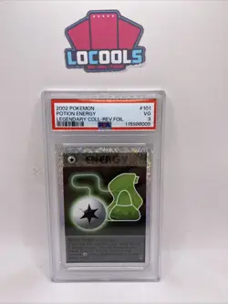 2002 POTION ENERGY REVERSE HOLO LEGENDARY COLLECTION POKEMON PSA 3 101/110 - Image 1