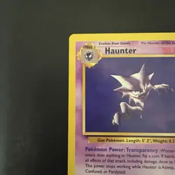 Vintage Pokemon Fossil Haunter Non-holo Rare Card 21/62 Tcg - Image 2
