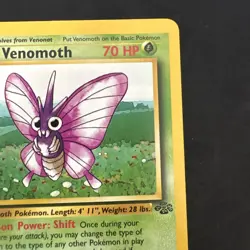 1999 Venomoth 29/64 Jungle Set Non Holo Vintage Pokemon TCG WotC - Image 3