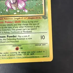 1999 Venomoth 29/64 Jungle Set Non Holo Vintage Pokemon TCG WotC - Image 5