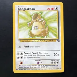 Pokemon Vintage Non-Holo Rare Kangaskhan Jungle 21/64 WotC 1999 - Image 1
