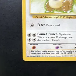 Pokemon Vintage Non-Holo Rare Kangaskhan Jungle 21/64 WotC 1999 - Image 5