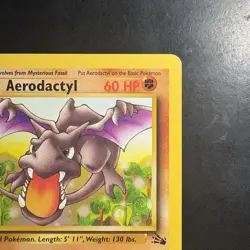 Pokemon TCG Vintage Non Holo Rare Aerodactyl Fossil 16/62 WotC - Image 3