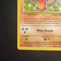 Pokemon TCG Vintage Non Holo Rare Aerodactyl Fossil 16/62 WotC - Image 5