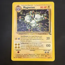 Pokemon Vintage Non-holo Rare Fossil Magneton 26/62 WoTC 1999 - Image 1