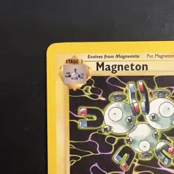 Pokemon Vintage Non-holo Rare Fossil Magneton 26/62 WoTC 1999 - Image 2