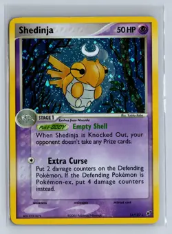 2005 Pokemon EX Deoxys Shedinja #14/107 LP - Image 1