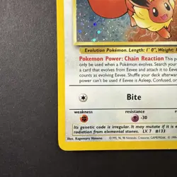 Pokemon TCG Eevee - Holofoil #11 WOTC Black Star Promo holo LP - Image 3