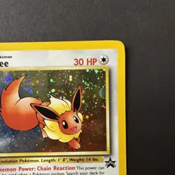 Pokemon TCG Eevee - Holofoil #11 WOTC Black Star Promo holo LP - Image 5