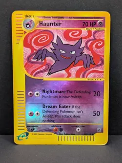 Haunter 080/165 Expedition Base Set Reverse Holo Rare Pokemon TCG Nintendo LP - Image 1