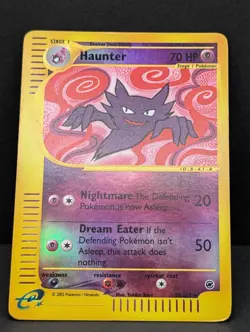 Haunter 080/165 Expedition Base Set Reverse Holo Rare Pokemon TCG Nintendo LP - Image 3