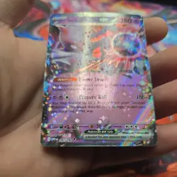 Pokemon TCG Team Rocket’s Mewtwo ex 81/182 Destined Rivals Double Rare *NM* - Image 2