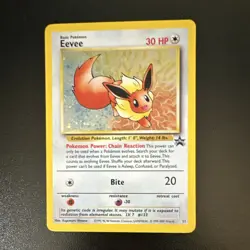 Pokemon TCG Eevee Wotc Promo Holo 11/53 Basic 30 HP Wizards of the Coast - Image 1