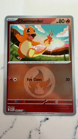 Charmander 020/217 Fire Energy Reverse Holo - Ascended Heroes Pokemon TCG NM-MT - Image 3