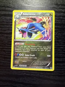 2013 Pokemon Black & White Plasma Blast Salamence Reverse Holo #64/101 - Image 1