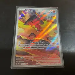 Pokemon Magby 186/182 SV04: Paradox Rift Illustration Rare Holo 30 HP English - Image 1
