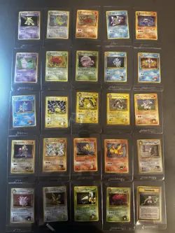 25x Vintage Japanese Pokemon Holos, Team Rocket, Gym Heroes / Challenge - Image 1