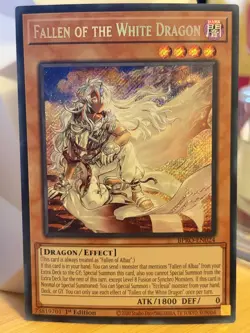 Yugioh Fallen of the White Dragon Secret Rare BPRO-EN024 1st Edition - Image 1