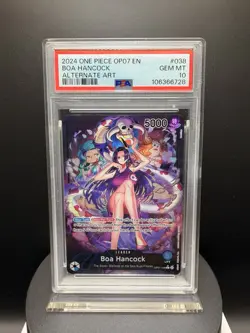 Boa Hancock (038) (Parallel) OP07-038 500 Years in the Future Foil PSA 10 - Image 1