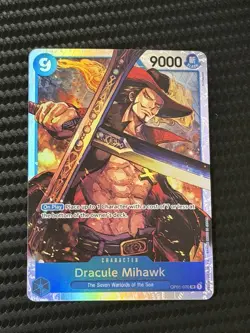One Piece CG Dracule Mihawk OP01-070 PRB The Best Reprint Super Rare! - Image 1