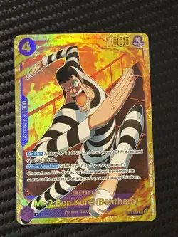 One Piece TCG The Best Vol. 2 PRB02 Mr.2.Bon.Kurei(Bentham) EB01-061 SEC Reprint - Image 1