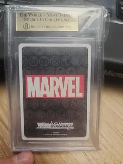 🔥BGS 10 WEISS SCHWARZ MARVEL “I AM IRON MAN” GOLD STAMP MAR/SE40-018SP🔥 - Image 4