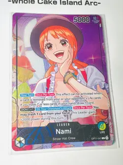 ONE PIECE Card Game Playmat & Promo Card Whole Cake Island Arc (EN) Nami BCF - Image 3
